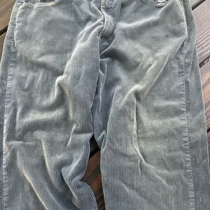 Men's LEVI Corduroy Pants in Olive Green